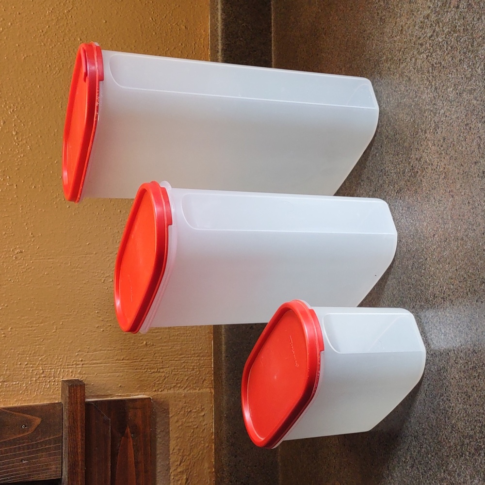 Set Of Three, Vintage Tupperware